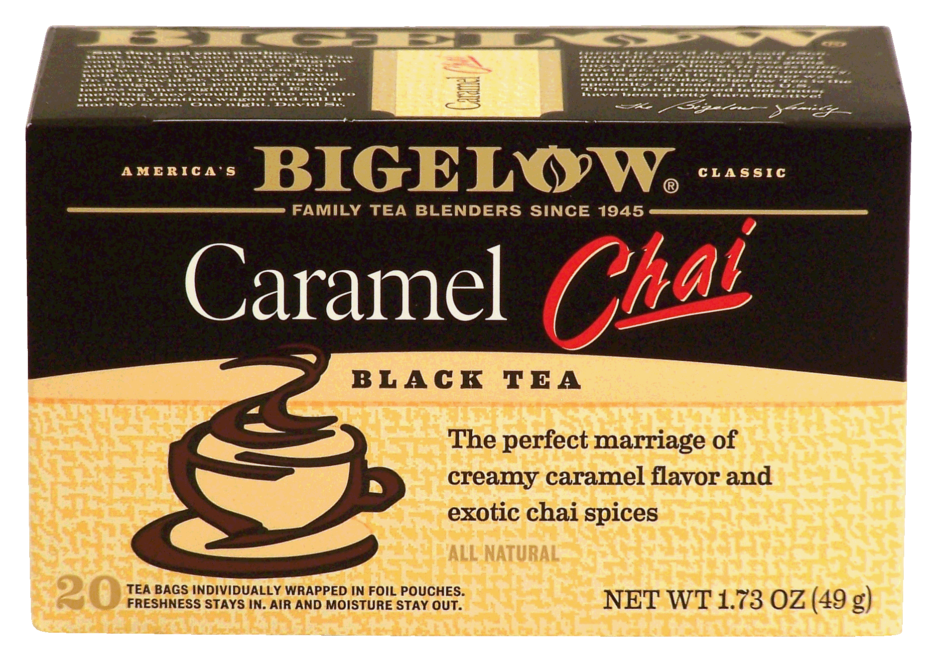 Bigelow  caramel chai black tea, 20-bags Full-Size Picture